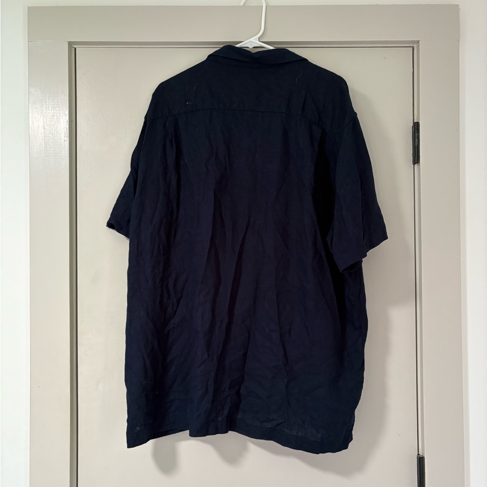 Linen Button-Up Shirt - Picture 4 of 10